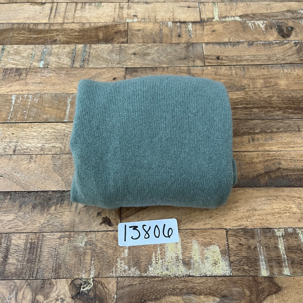 Quince Green Mock Neck Sweater Women's XS 100% Cashmere - Picture 8 of 8